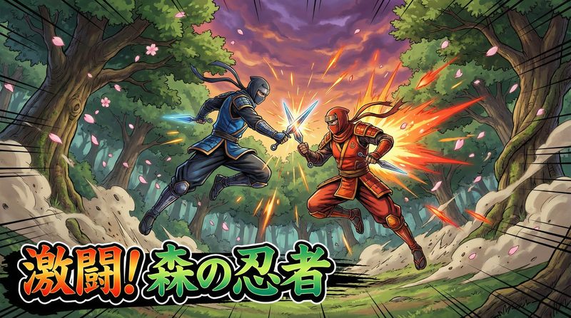 猎奇原创动作视频 - 忍者森林激战